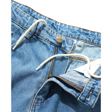 Butter Goods Wide Cut Denim Jeans in Worn Indigo