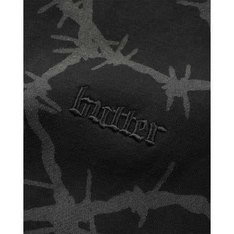 Butter Goods Wired Zip-Thru Hood in Charcoal