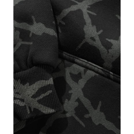 Butter Goods Wired Zip-Thru Hood in Charcoal