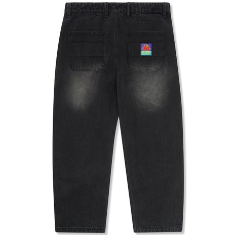 Butter Goods Work Pants in Distressed Black