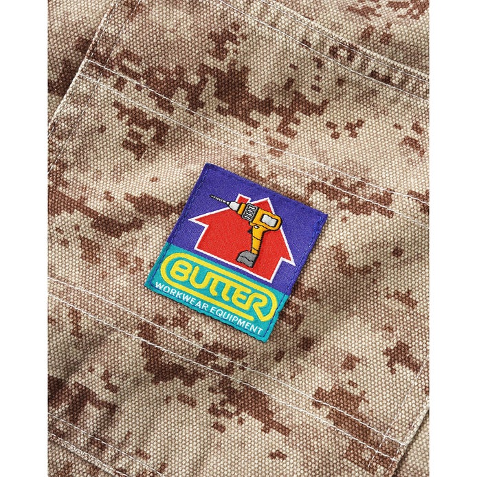 Butter Goods Work Shorts in Digital Camo