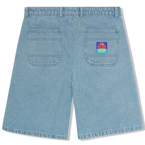 Butter Goods Work Shorts in Washed Indigo