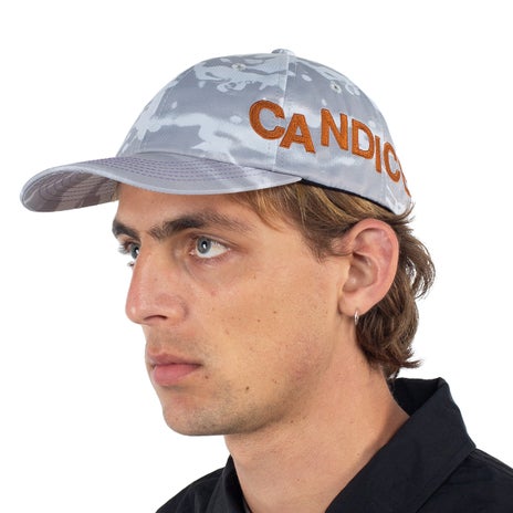 Candice Morph 6 Panel Hat in Grey