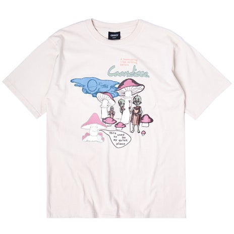 Candice Quiet Place Tee in Stone