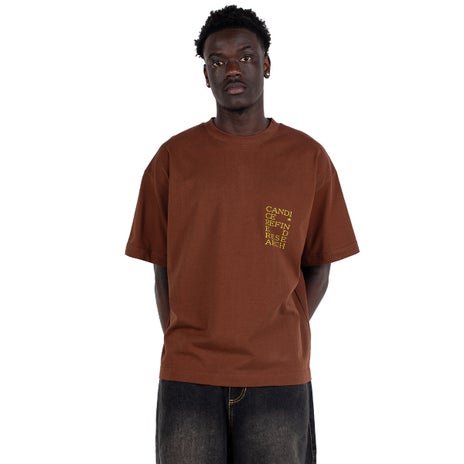 Candice Refined Tee in Brown