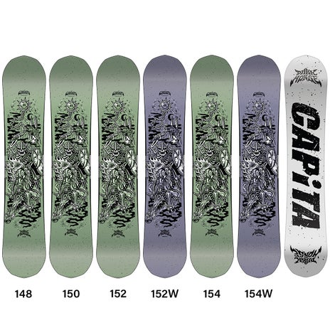 Capita Dark Horse Snowboard 2026 in Multi