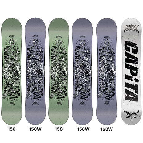 Capita Dark Horse Snowboard 2026 in Multi