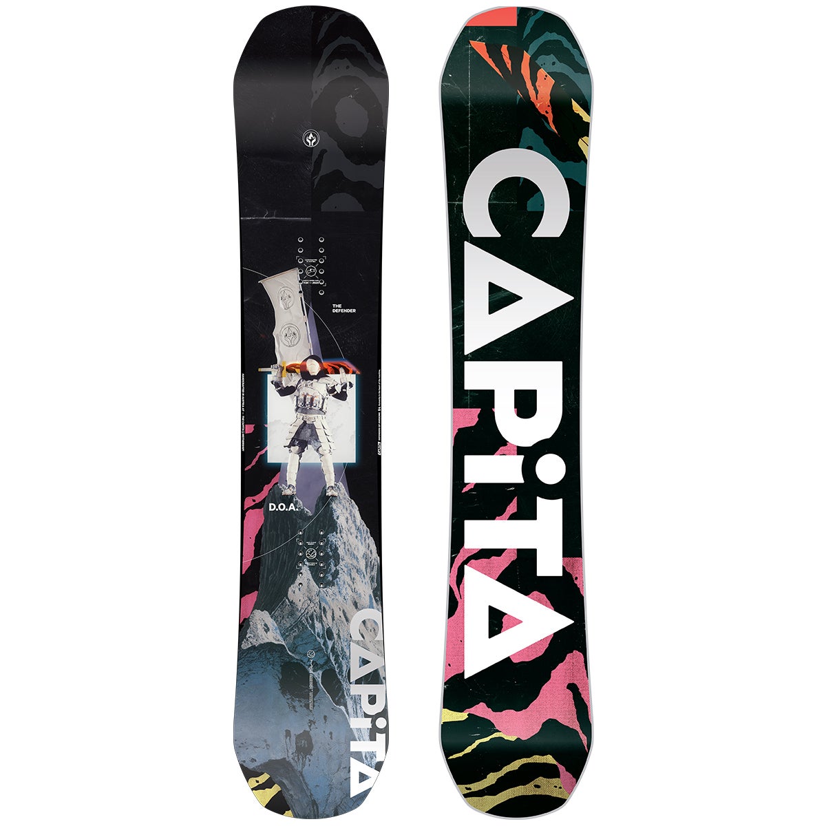 Capita Defenders of Awesome Snowboard 2026 in Multi