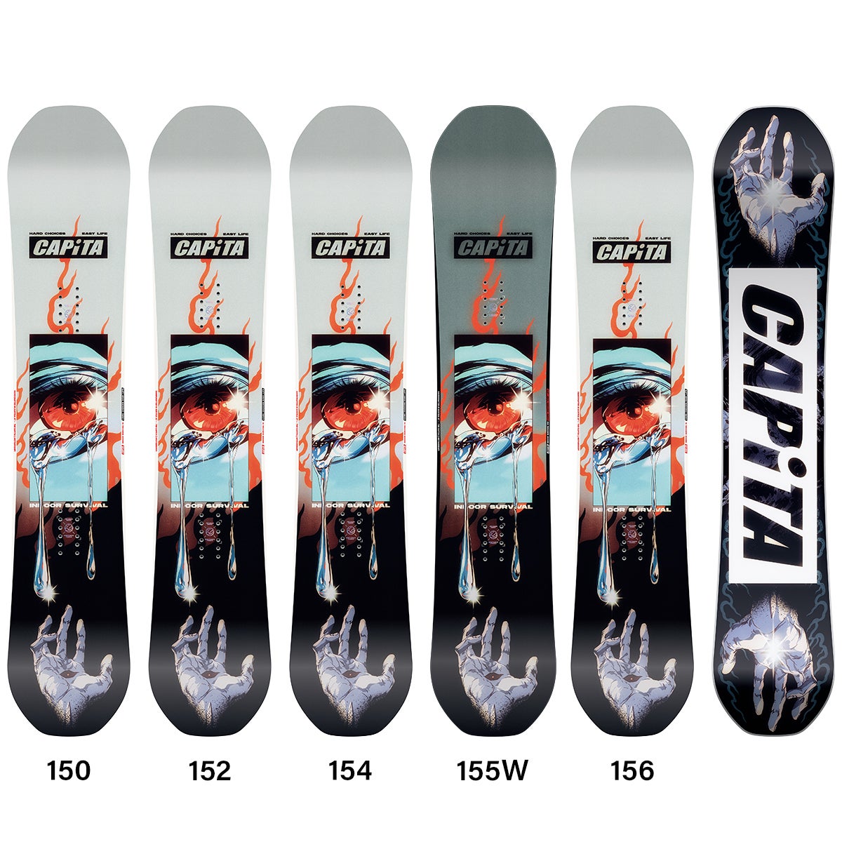 Capita Indoor Survival Snowboard 2026 in Multi | Boardertown
