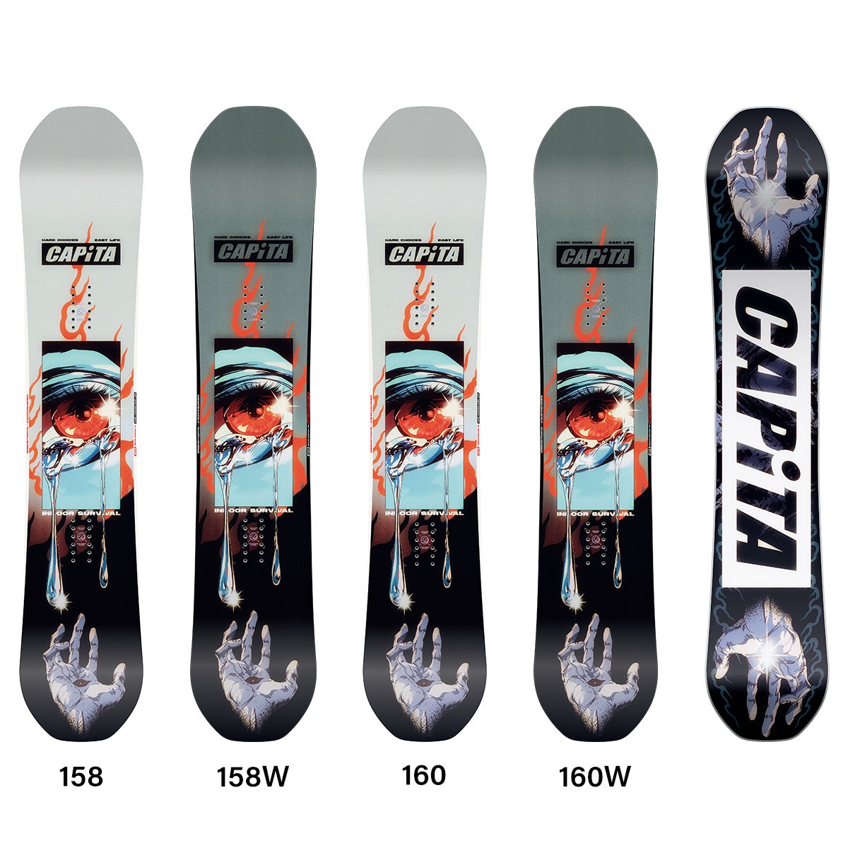Capita Indoor Survival Snowboard 2026 in Multi | Boardertown US