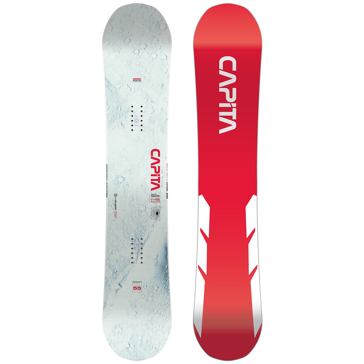 Capita Mercury Snowboard 2024 in 155 Boardertown