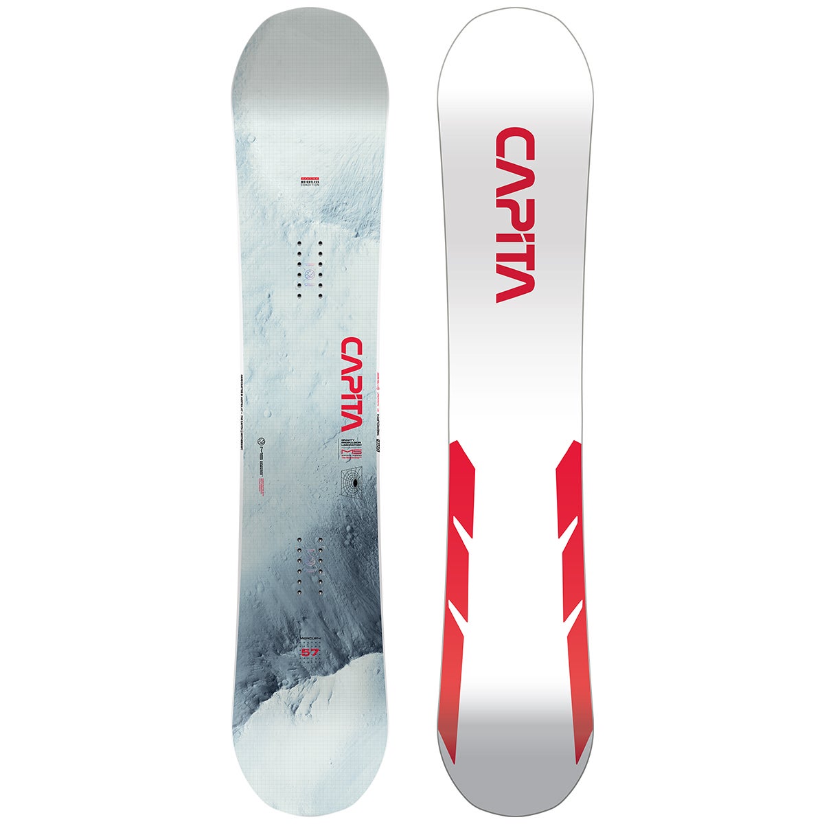 Capita Mercury Snowboard 2024 in 157 Boardertown