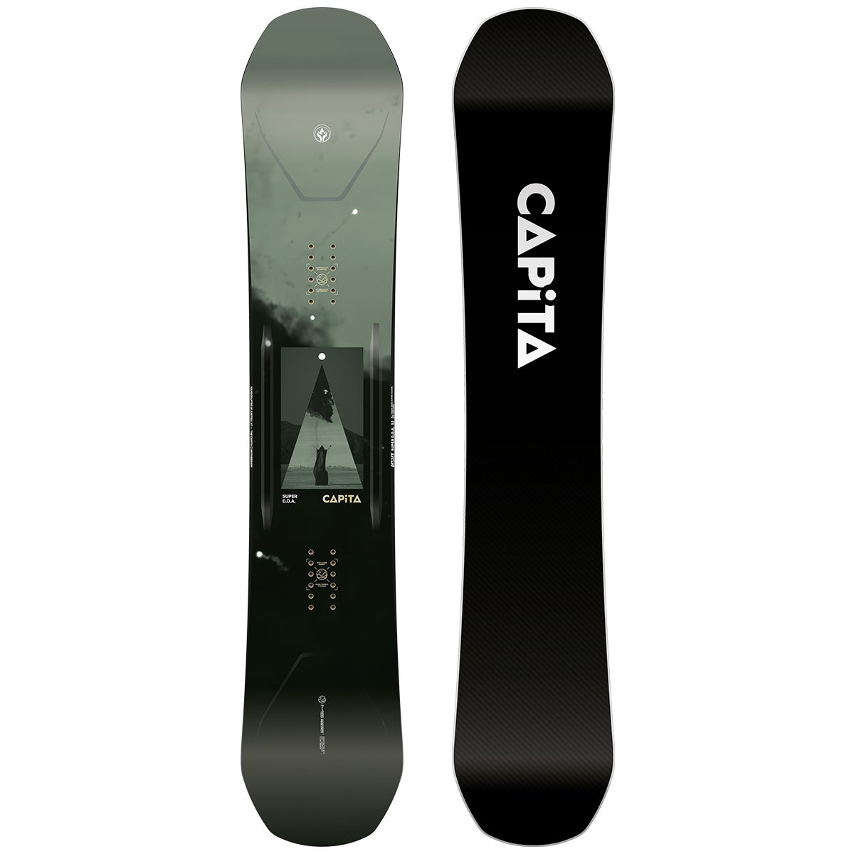 Capita Super DOA Snowboard 2025 in Multi Boardertown US