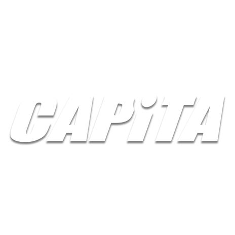 Capita Vinyl Die-Cut Sticker in White