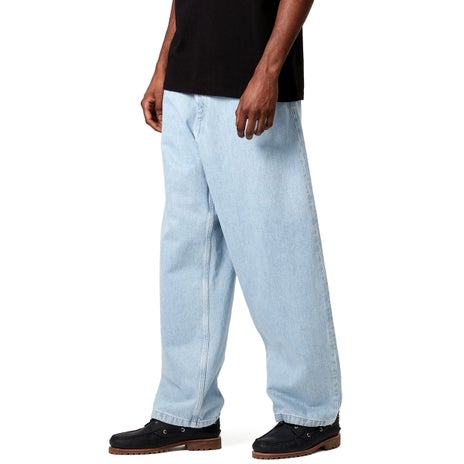 Carhartt WIP Brandon Pant in Heavy Stone Bleached Blue