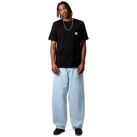 Carhartt WIP Brandon Pant in Heavy Stone Bleached Blue