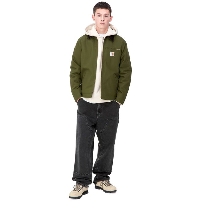 Carhartt WIP Double Knee Pant in Black Stone Washed
