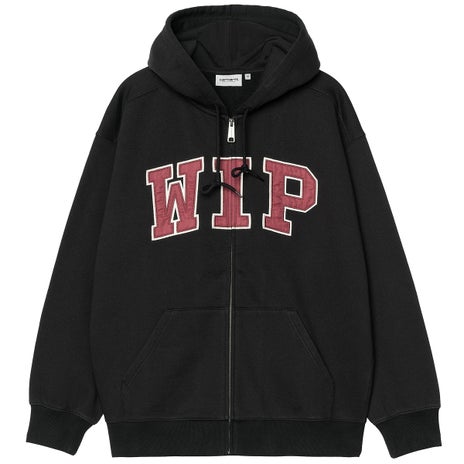 Carhartt WIP Hooded WIP Sweat Jacket in Black
