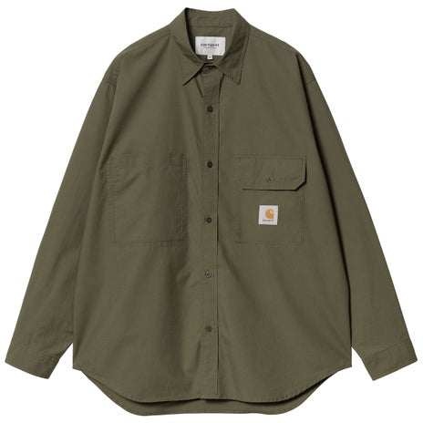 Carhartt WIP L/S Irwin Shirt in Turtle