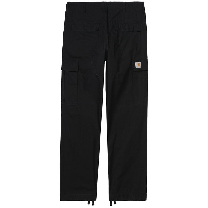 Carhartt WIP Regular Cargo Pant in Black Rinsed
