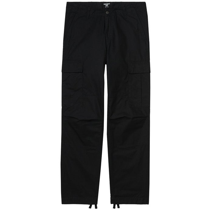 Carhartt WIP Regular Cargo Pant in Black Rinsed