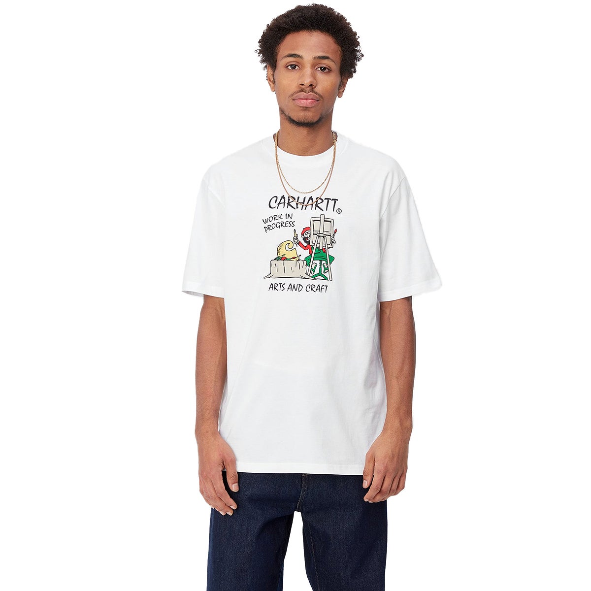 ★2024SS新作★CARHARTT★S/S ART SUPPLY T-SHIRT Carhartt WIP S/S Art Supply T-Shirt in White | Boardertown