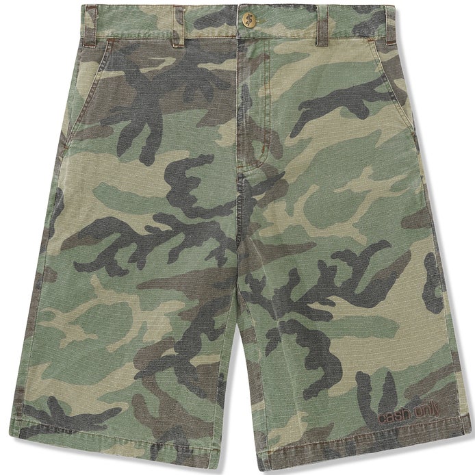 Cash Only Halfway Shorts in Camo