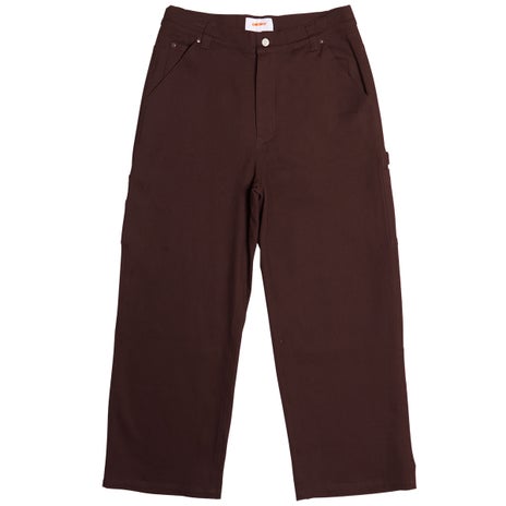 Checks Service Pants in Espresso