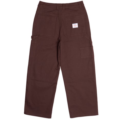 Checks Service Pants in Espresso