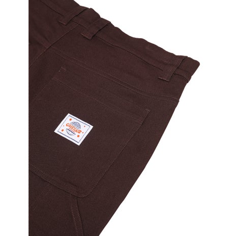 Checks Service Pants in Espresso