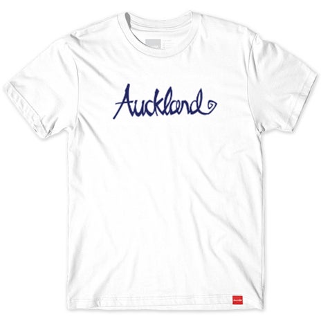 Chocolate Flip The Script Tee in White