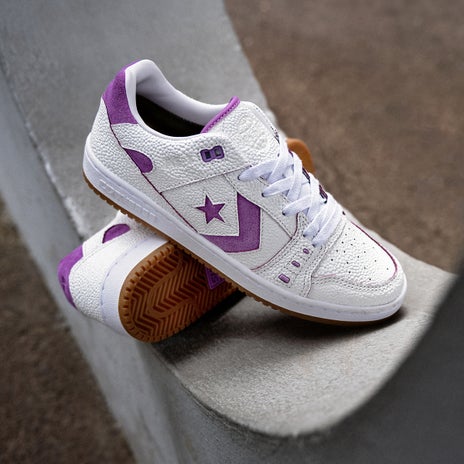 Converse AS-1 Pro Chameleon Shoe in White/Fuchsia Glow/White