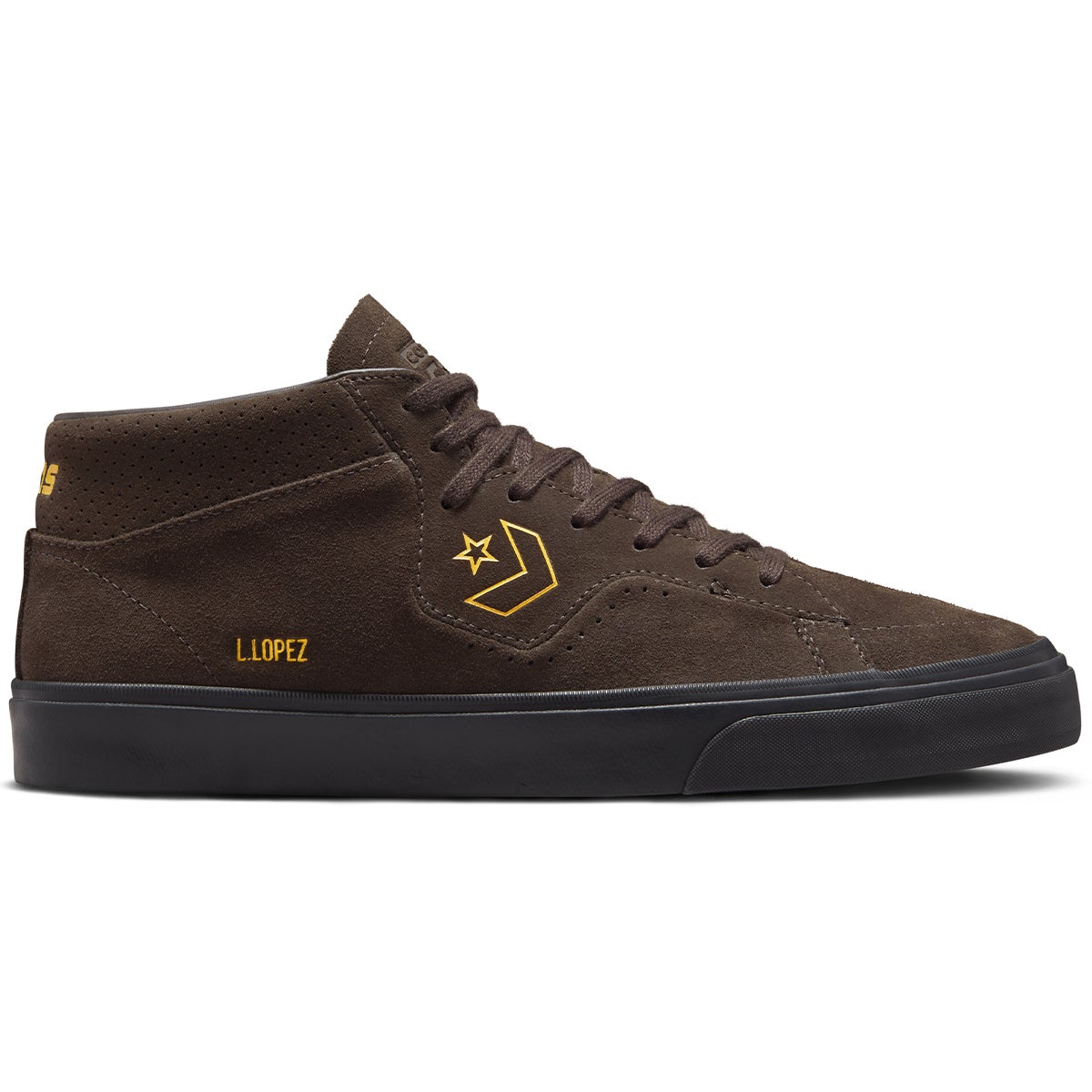 Converse Cons Louie Lopez Pro Mid in Brown Boardertown