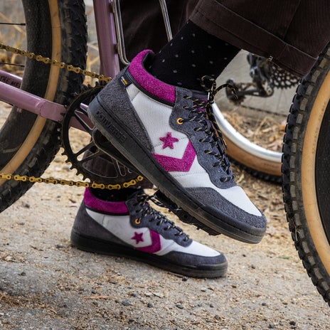 Converse Fastbreak Cordura Pro Shoe in Dark Matter/Grey/Violet