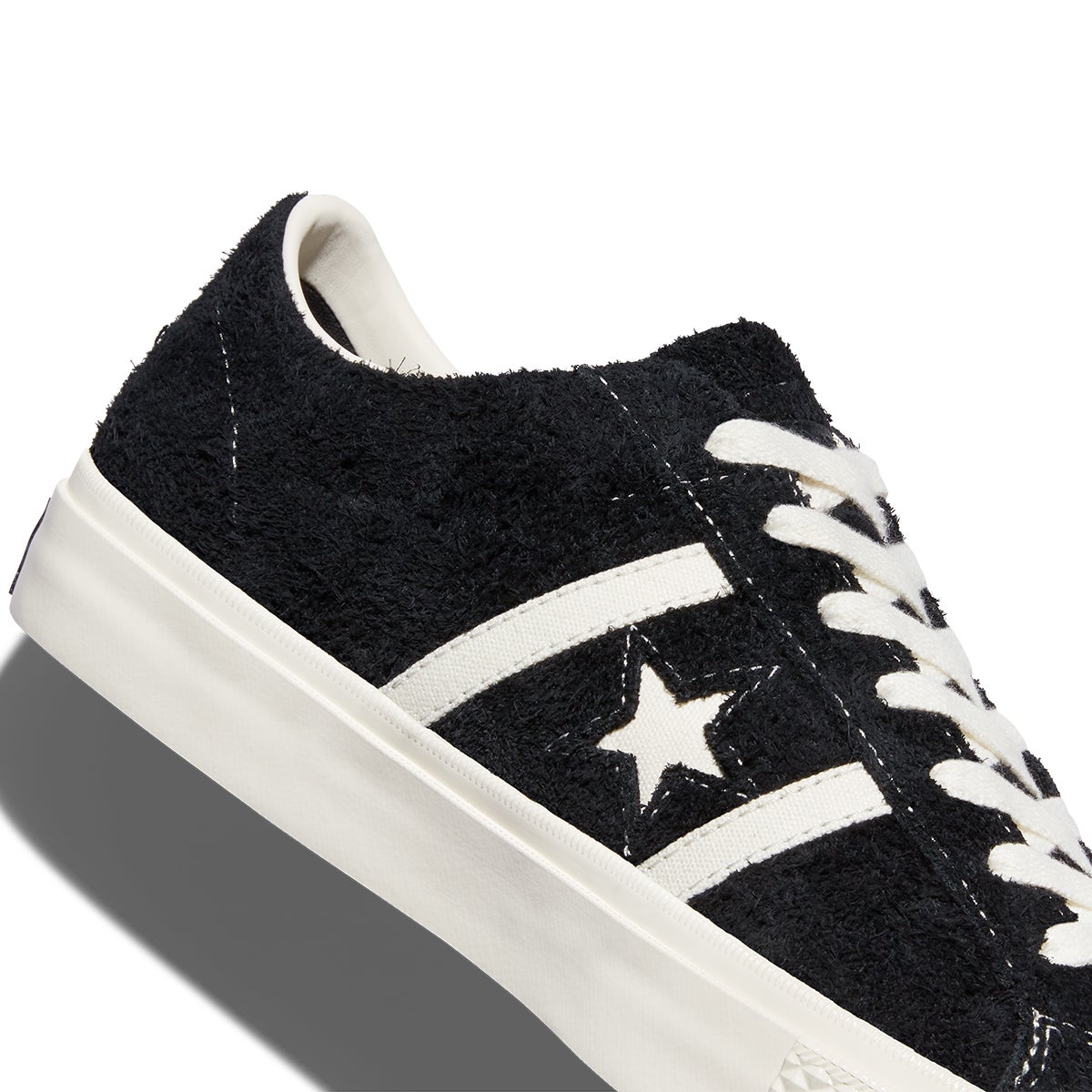 Converse One Star Academy Pro Shoe in Black/Egret/Egret Boardertown