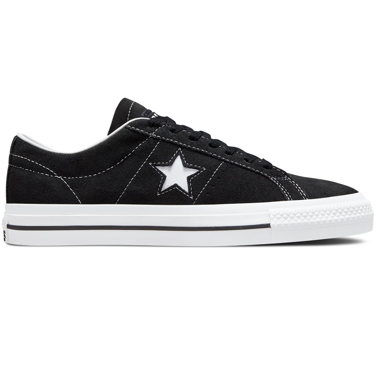 Converse One Star Pro Suede Low in Black | Boardertown Converse One Star Pro Suede Low in Black | Boardertown