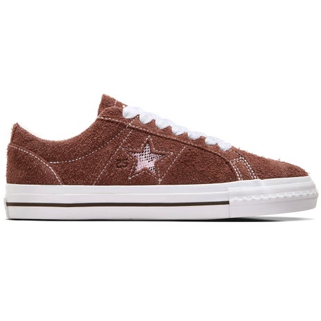 Converse x Quartersnacks One Star Pro Shoe in Dark Clove/White/Cherry