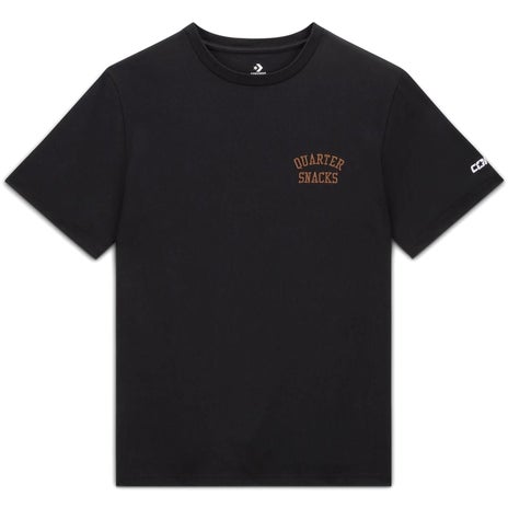 Converse X Quartersnacks Tee in Converse Black
