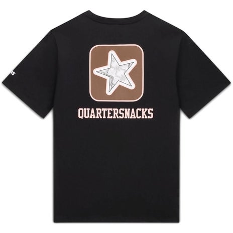 Converse X Quartersnacks Tee in Converse Black