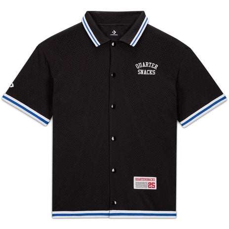 Converse X Quartersnacks Warm Up Top in Converse Black