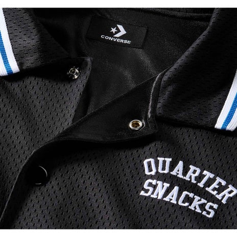 Converse X Quartersnacks Warm Up Top in Converse Black