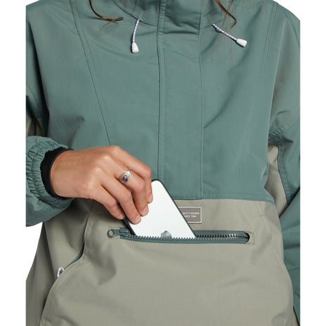 DC Chalet Anorak Jacket in Dark Forest