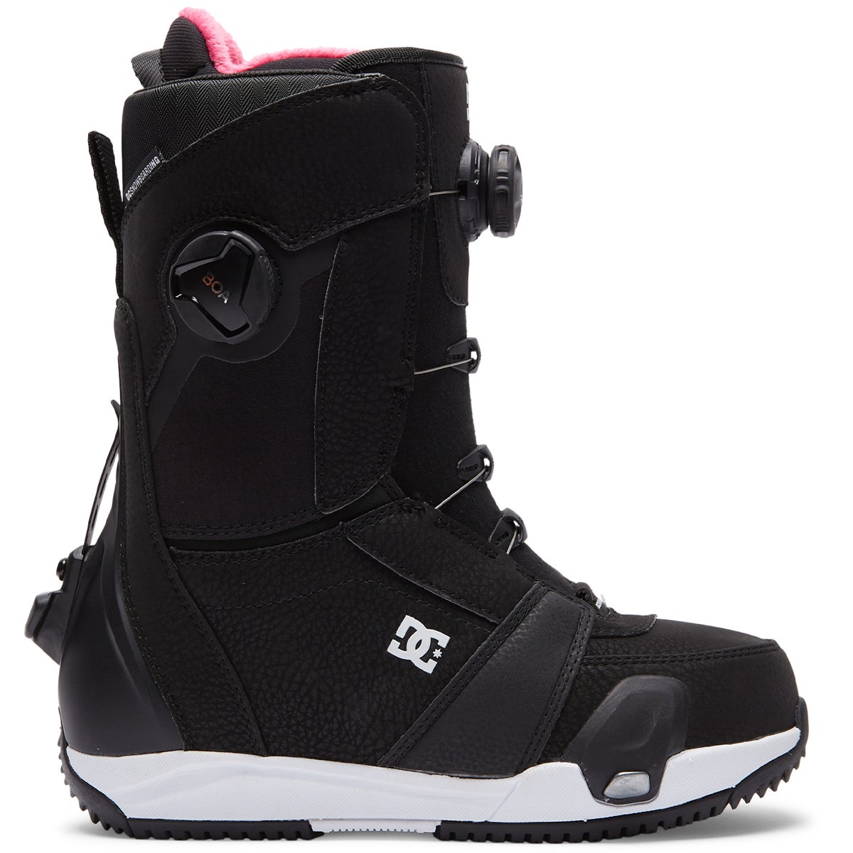 DC Lotus Step On Snowboard Boots in Black/White/Black Boardertown AU