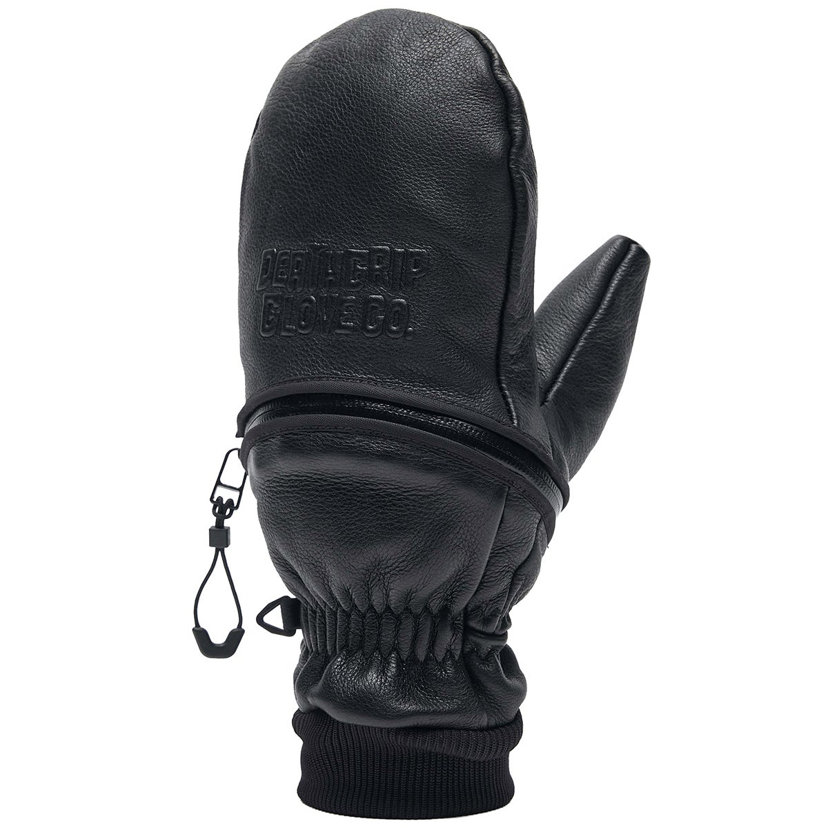 Deathgrip Ghoul Leather Mittens in Black | Boardertown JP