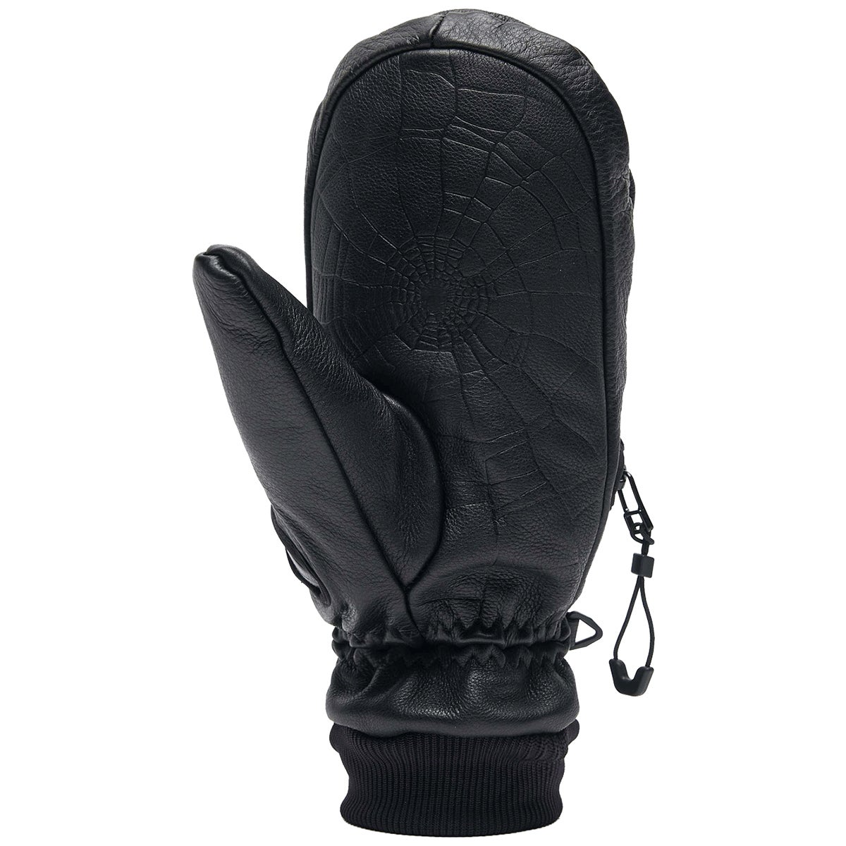 Deathgrip Ghoul Leather Mittens in Black | Boardertown JP