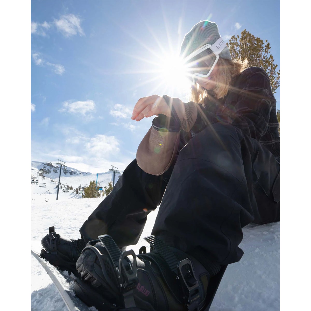 スキー・スノーボードアクセサリー DEATHGRIP Ghoul MITTEN Leather L size Deathgrip Ghoul Leather Mittens in Rose | Boardertown