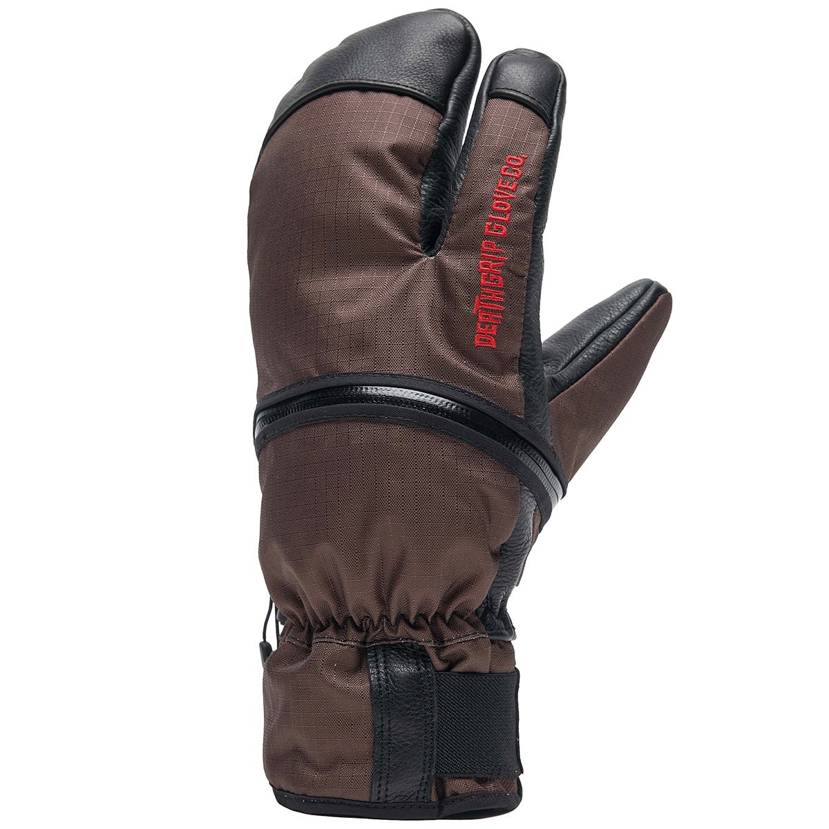 Deathgrip Werewolf Claw Mittens in Chocolate | Boardertown