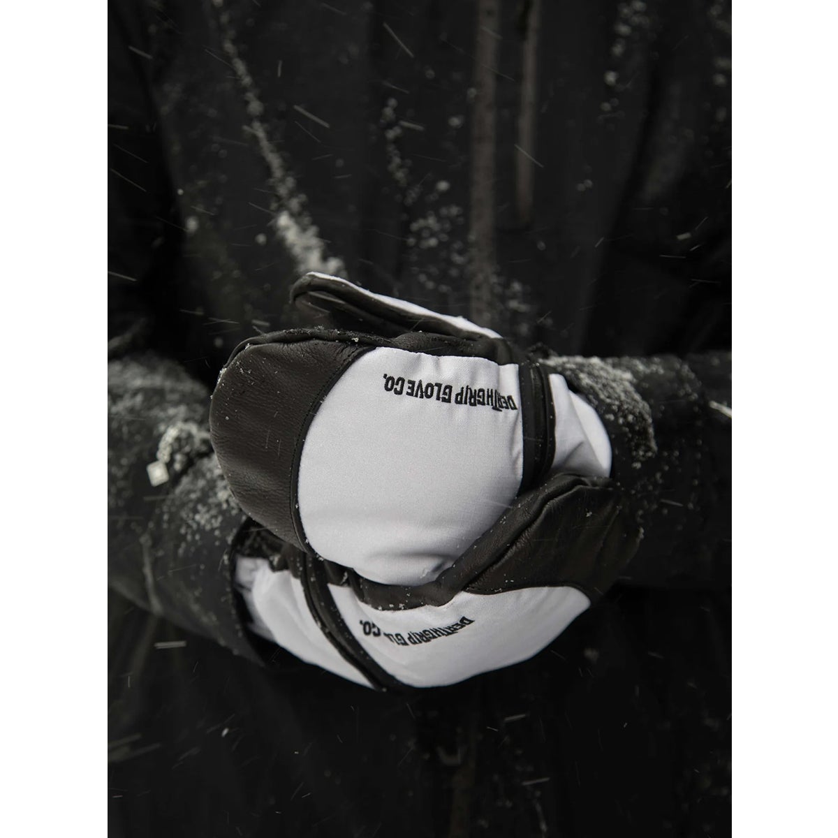 Deathgrip Werewolf Long Cut Mittens in Stone | Boardertown US
