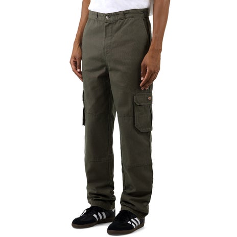 Dickies 85-283 Cargo Canvas Pant in Washed Dark Khaki