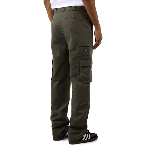 Dickies 85-283 Cargo Canvas Pant in Washed Dark Khaki
